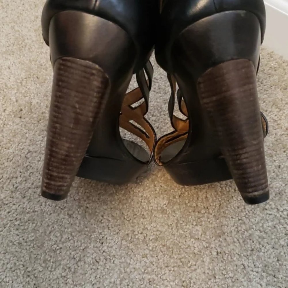 Givenchy strappy Geometric Wedge Heels - Picture 6 of 8